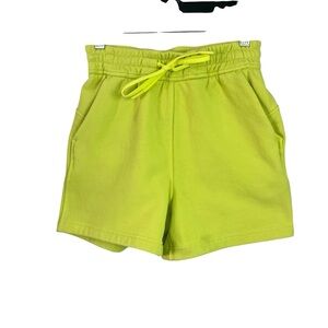 lululemon athletica High Waist Shorts in Neon Yellow Size 0